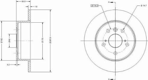 Remy RAD2225C - Disque de frein cwaw.fr