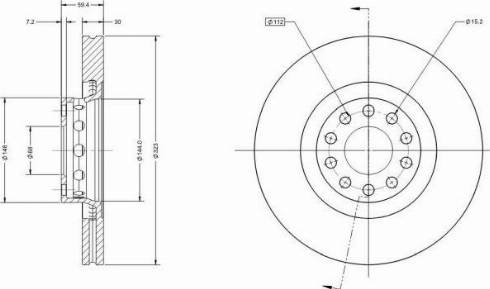 Remy RAD2228C - Disque de frein cwaw.fr