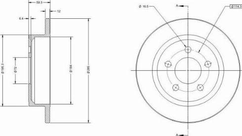 Remy RAD2227C - Disque de frein cwaw.fr