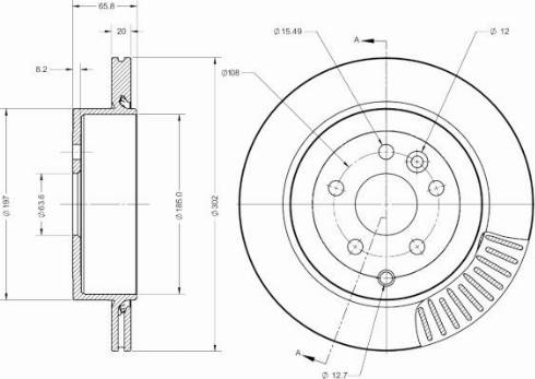 Remy RAD2789C - Disque de frein cwaw.fr