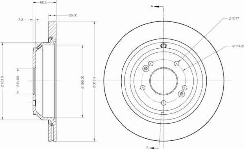 Remy RAD2785C - Disque de frein cwaw.fr