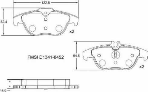 Remy RAP1065 - Kit de plaquettes de frein, frein à disque cwaw.fr