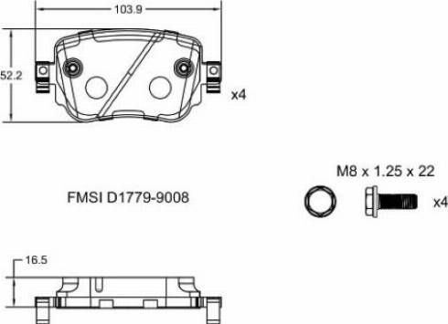 Remy RAP1085 - Kit de plaquettes de frein, frein à disque cwaw.fr