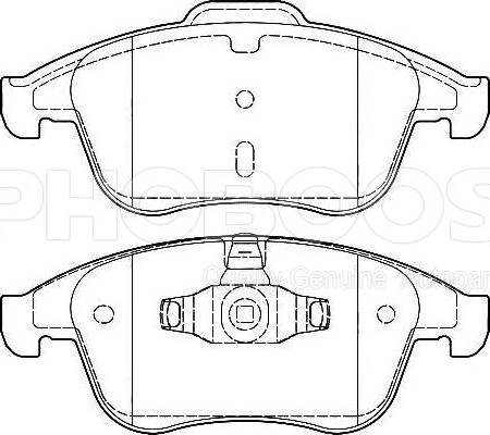 RENAULT 440608746R - Kit de plaquettes de frein, frein à disque cwaw.fr