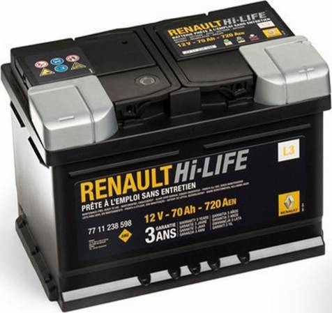 RENAULT 7711130089 - Batterie de démarrage cwaw.fr