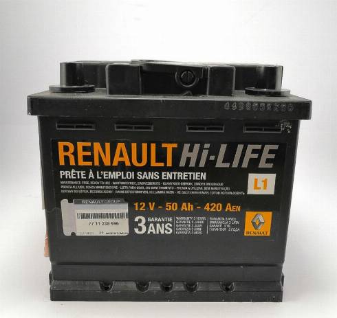 RENAULT 7711238596 - Batterie de démarrage cwaw.fr