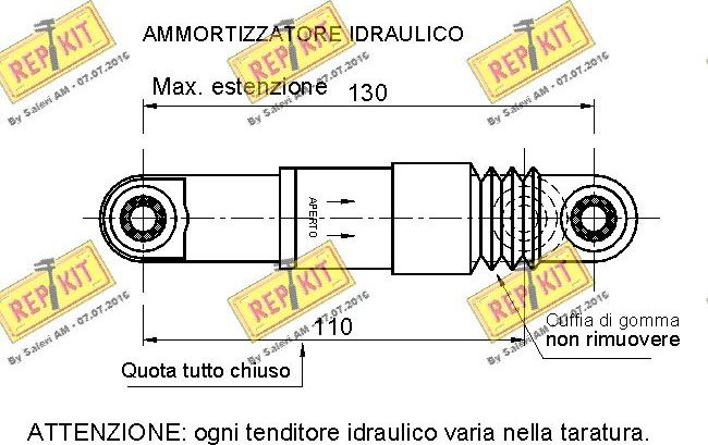 REPKIT RKT3240 - Amortisseur de vibrations, courroie trapézoïdale à nervures cwaw.fr