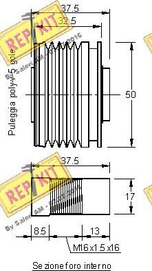 REPKIT RKT2298 - Poulie, alternateur cwaw.fr