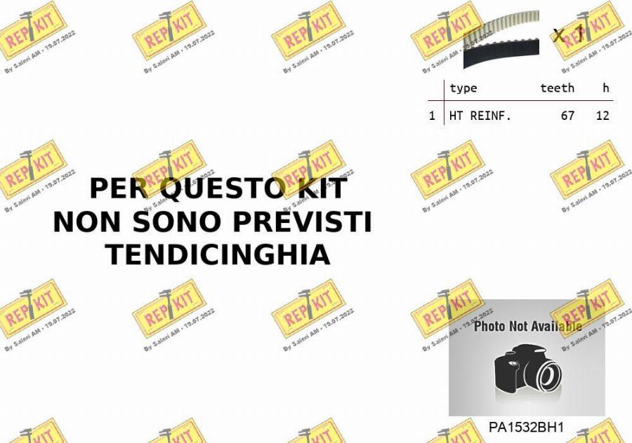 REPKIT RKTK0B04PA3 - Pompe à eau + kit de courroie de distribution cwaw.fr