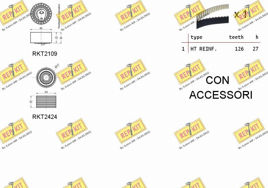 REPKIT RKTK1073 - Kit de distribution cwaw.fr