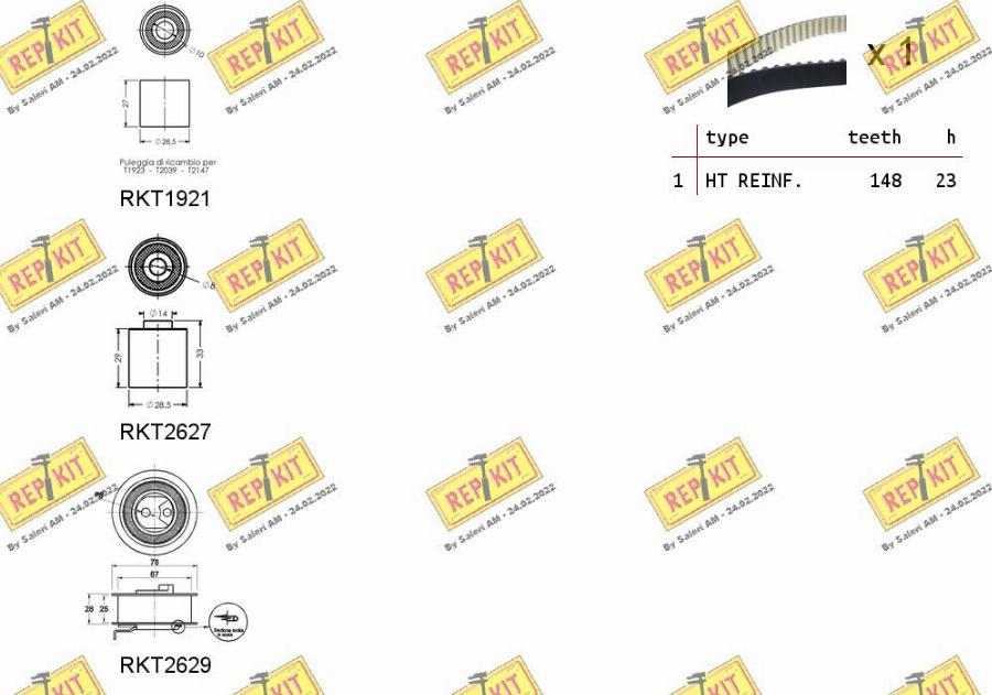 REPKIT RKTK1109 - Kit de distribution cwaw.fr