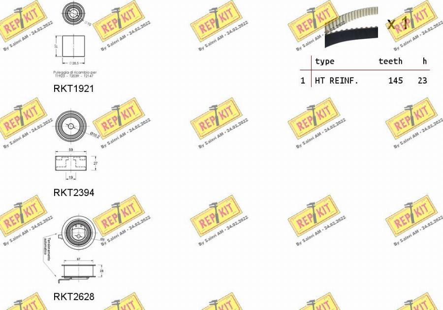 REPKIT RKTK1102 - Kit de distribution cwaw.fr