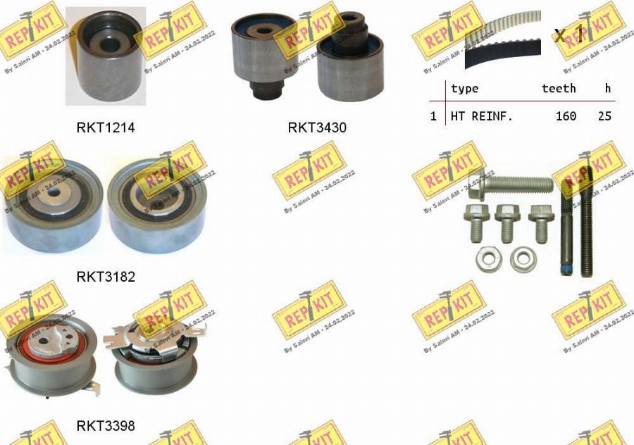 REPKIT RKTK1125 - Kit de distribution cwaw.fr