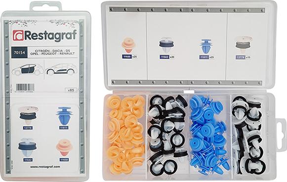 Restagraf 70154 - Assortiment, éléments de fixation cwaw.fr