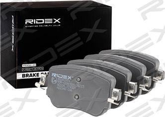 RIDEX 402B0914 - Kit de plaquettes de frein, frein à disque cwaw.fr