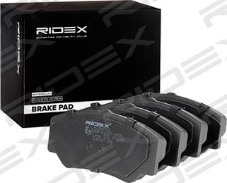 RIDEX 402B0934 - Kit de plaquettes de frein, frein à disque cwaw.fr