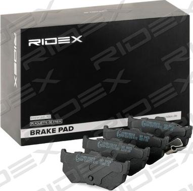 RIDEX 402B0931 - Kit de plaquettes de frein, frein à disque cwaw.fr