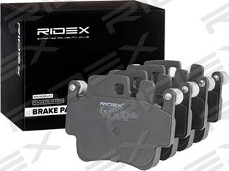 RIDEX 402B0495 - Kit de plaquettes de frein, frein à disque cwaw.fr