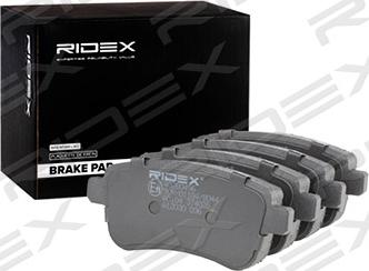 RIDEX 402B0496 - Kit de plaquettes de frein, frein à disque cwaw.fr