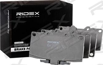 RIDEX 402B0659 - Kit de plaquettes de frein, frein à disque cwaw.fr