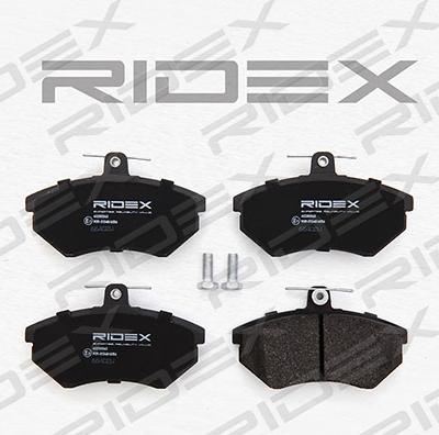 RIDEX 402B0043 - Kit de plaquettes de frein, frein à disque cwaw.fr