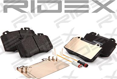 RIDEX 402B0199 - Kit de plaquettes de frein, frein à disque cwaw.fr