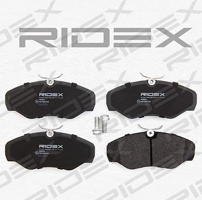 RIDEX 402B0110 - Kit de plaquettes de frein, frein à disque cwaw.fr