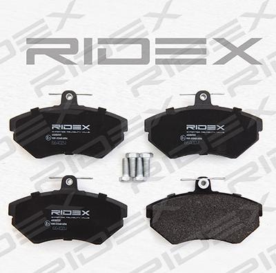 RIDEX 402B0133 - Kit de plaquettes de frein, frein à disque cwaw.fr