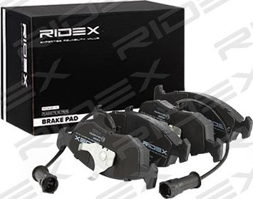 RIDEX 402B0895 - Kit de plaquettes de frein, frein à disque cwaw.fr