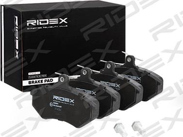 RIDEX 402B0891 - Kit de plaquettes de frein, frein à disque cwaw.fr