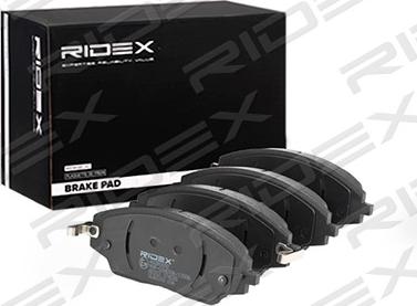 RIDEX 402B0892 - Kit de plaquettes de frein, frein à disque cwaw.fr