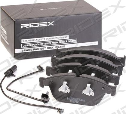 RIDEX 402B0842 - Kit de plaquettes de frein, frein à disque cwaw.fr