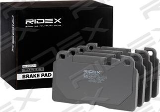 RIDEX 402B0869 - Kit de plaquettes de frein, frein à disque cwaw.fr