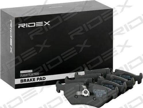 RIDEX 402B0889 - Kit de plaquettes de frein, frein à disque cwaw.fr