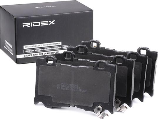 RIDEX 402B0827 - Kit de plaquettes de frein, frein à disque cwaw.fr