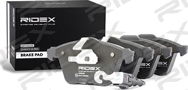 RIDEX 402B0288 - Kit de plaquettes de frein, frein à disque cwaw.fr