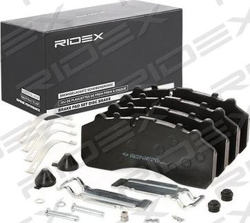 RIDEX 402B0756 - Kit de plaquettes de frein, frein à disque cwaw.fr