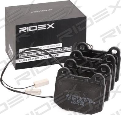 RIDEX 402B0753 - Kit de plaquettes de frein, frein à disque cwaw.fr