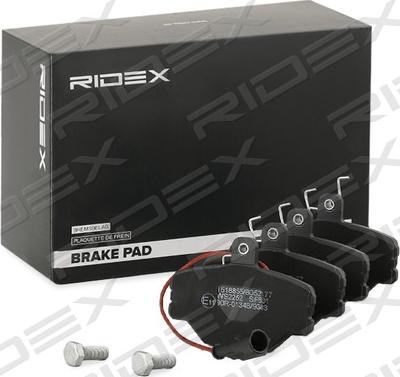 RIDEX 402B0762 - Kit de plaquettes de frein, frein à disque cwaw.fr