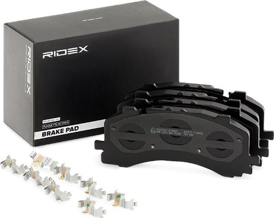 RIDEX 402B1401 - Kit de plaquettes de frein, frein à disque cwaw.fr