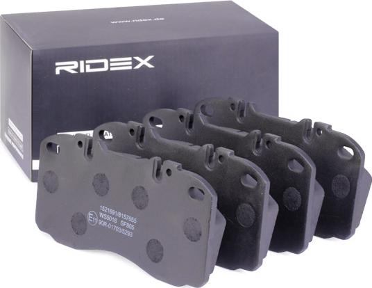 RIDEX 402B1045 - Kit de plaquettes de frein, frein à disque cwaw.fr