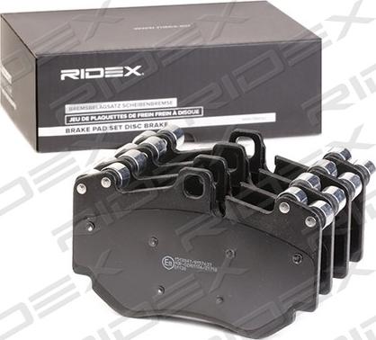 RIDEX 402B1031 - Kit de plaquettes de frein, frein à disque cwaw.fr