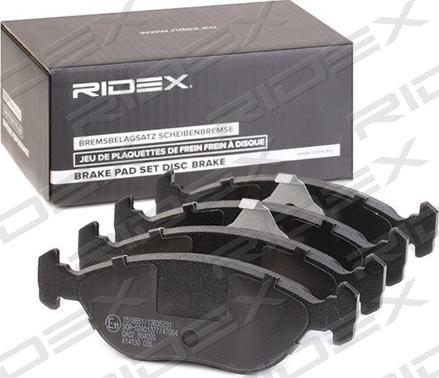 RIDEX 402B1078 - Kit de plaquettes de frein, frein à disque cwaw.fr