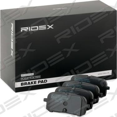 RIDEX 402B1191 - Kit de plaquettes de frein, frein à disque cwaw.fr