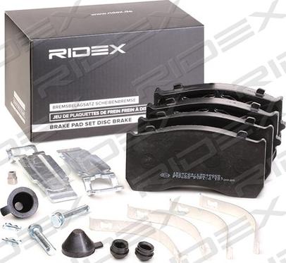 RIDEX 402B1162 - Kit de plaquettes de frein, frein à disque cwaw.fr