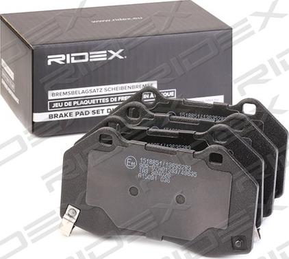 RIDEX 402B1102 - Kit de plaquettes de frein, frein à disque cwaw.fr