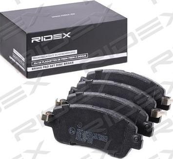 RIDEX 402B1137 - Kit de plaquettes de frein, frein à disque cwaw.fr