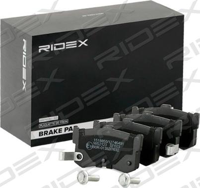 RIDEX 402B1127 - Kit de plaquettes de frein, frein à disque cwaw.fr