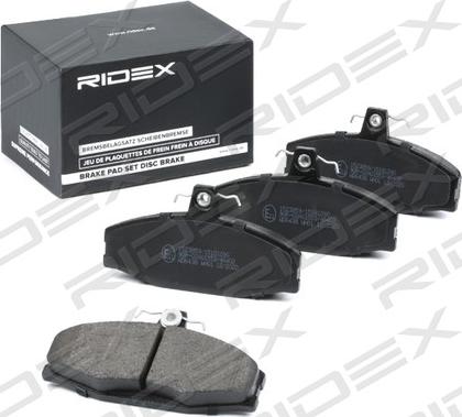 RIDEX 402B1367 - Kit de plaquettes de frein, frein à disque cwaw.fr