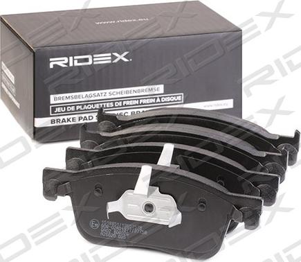 RIDEX 402B1320 - Kit de plaquettes de frein, frein à disque cwaw.fr